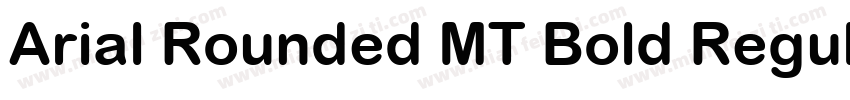 Arial Rounded MT Bold Regular字体转换